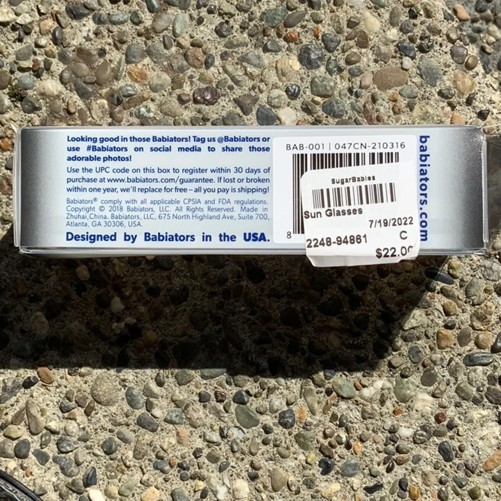 Babiators Aviator Black Ops Black Sunglasses. New in box w/tag on sunglasses.